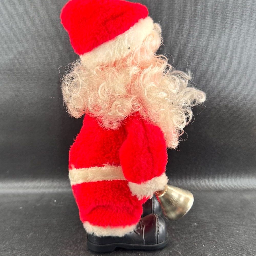 Vintage Bell Ringing Walking Musical Santa Claus Decor Tested/Works - Picture 6 of 7